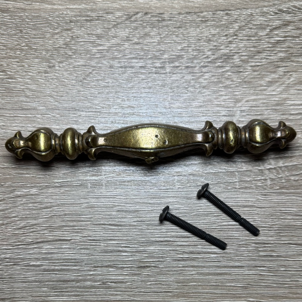 Vintage Brass Drawer Pulls - New Old Stock - set of 4